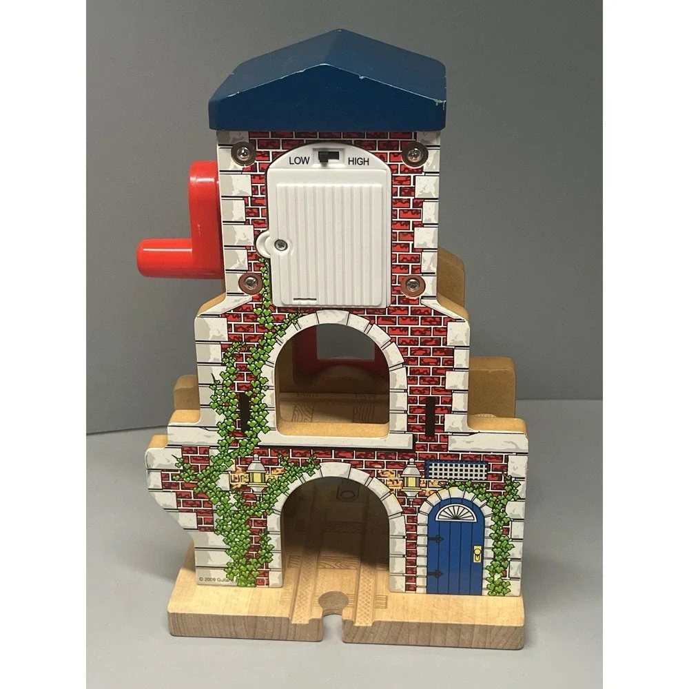 Thomas & Friends Wooden Railway Train Sodor Musical Talking Clock Tower 2009